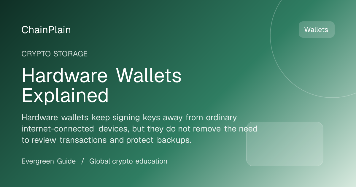 Hardware Wallets Explained - Crypto Storage guide from Wallets, Security, and Storage Hub