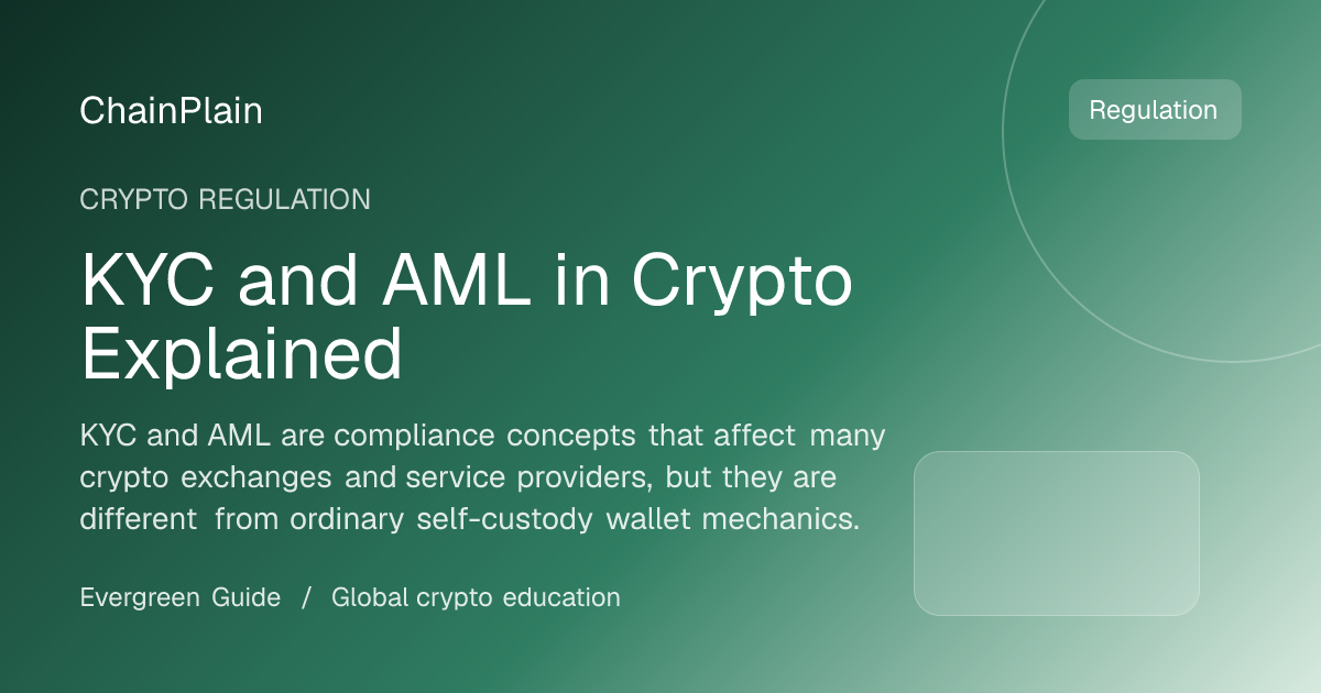 KYC and AML in Crypto Explained - Crypto Regulation guide from Crypto Taxes and Regulation Hub