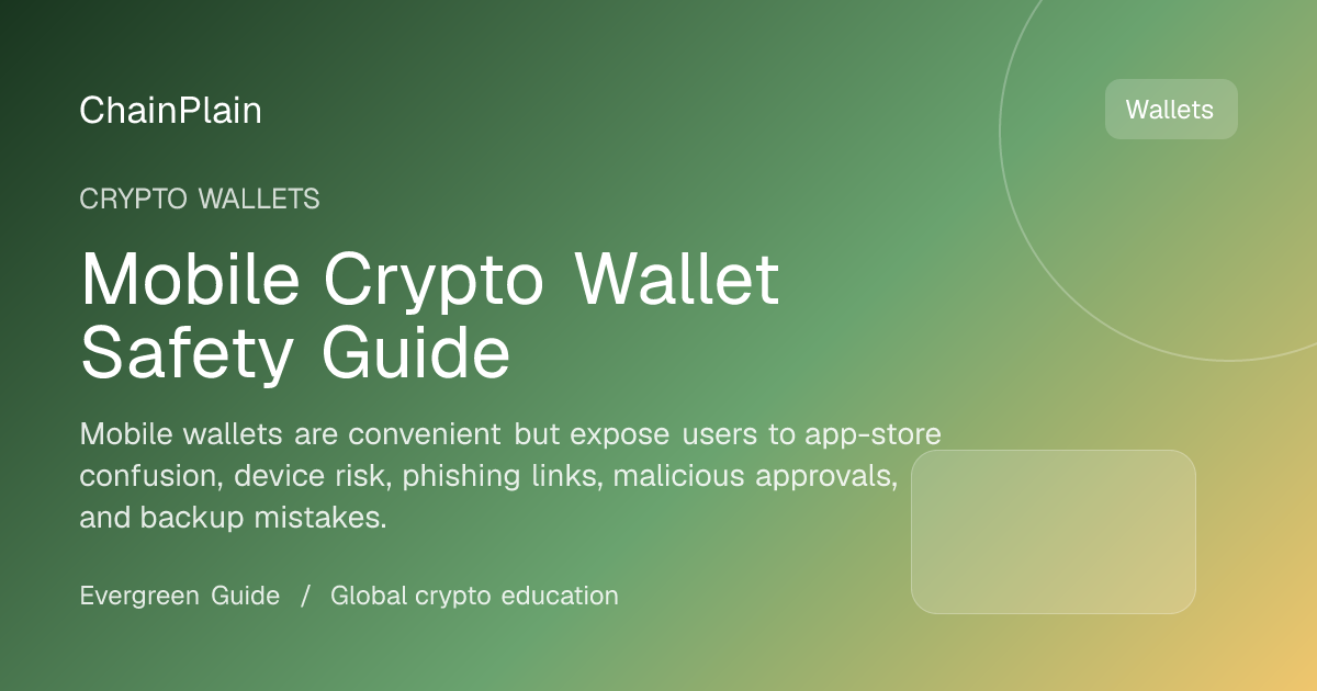 Mobile Crypto Wallet Safety Guide - Crypto Wallets guide from Wallets, Security, and Storage Hub