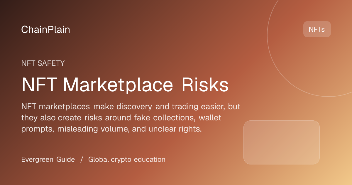 NFT Marketplace Risks - NFT Safety guide from Cryptocurrency Basics Hub