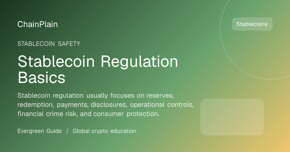 Stablecoin Regulation Basics - Stablecoin Safety guide from DeFi and Stablecoins Hub