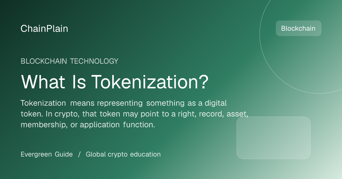 What Is Tokenization? - Blockchain Technology guide from Cryptocurrency Basics Hub